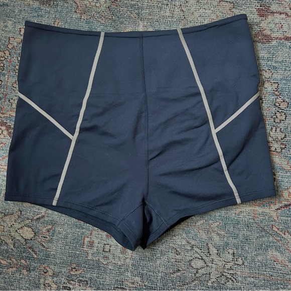 FP movement you’re a peach shorty shorts in navy | size medium - Picture 2 of 5
